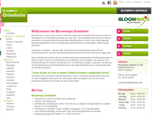 Tablet Screenshot of bloomways-griesheim.de